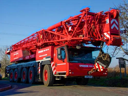 Red Sparrow Crane Hire mobile crane